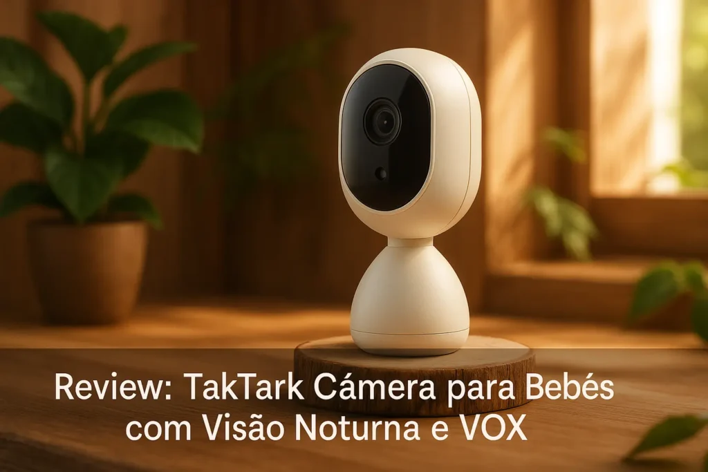 TakTark Câmera para Bebês com Visão Noturna e VOX