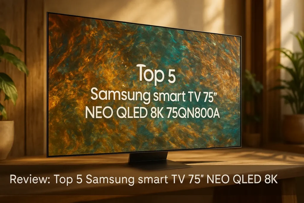 Top 5 Samsung smart TV 75” NEO QLED 8k 75qn800a