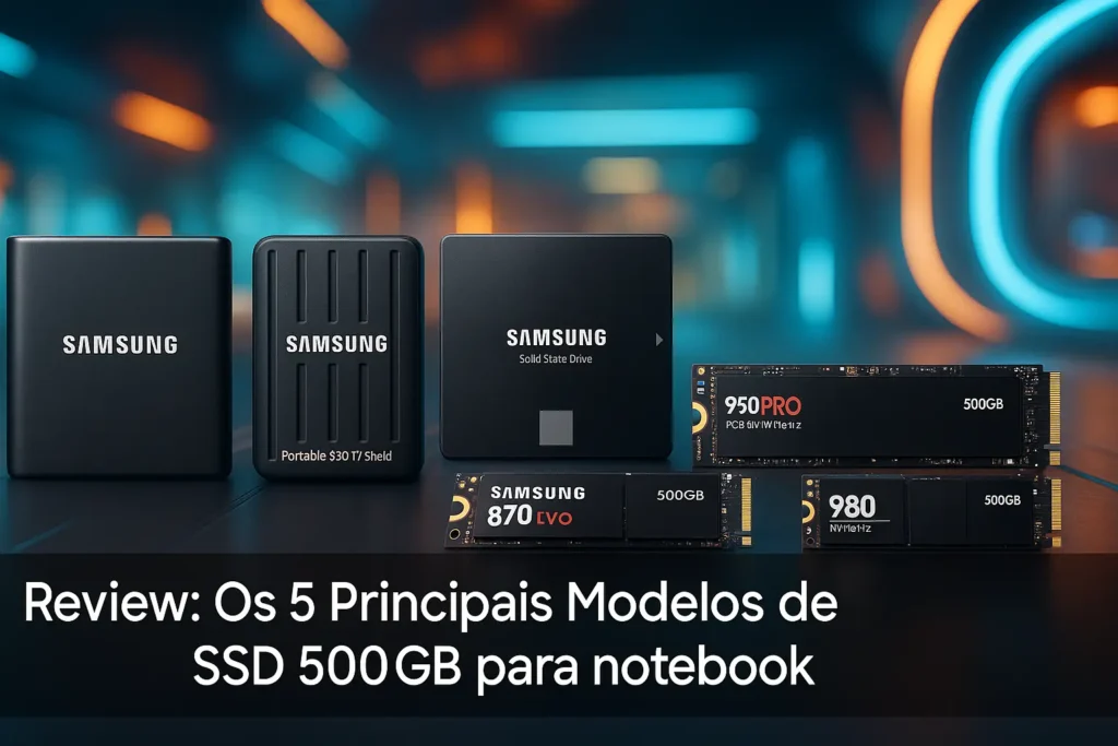 Os 5 Principais Modelos de SSD 500gb para notebook Samsung