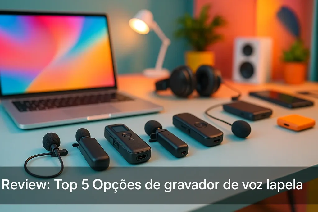 Top 5 Opções de gravador de voz lapela