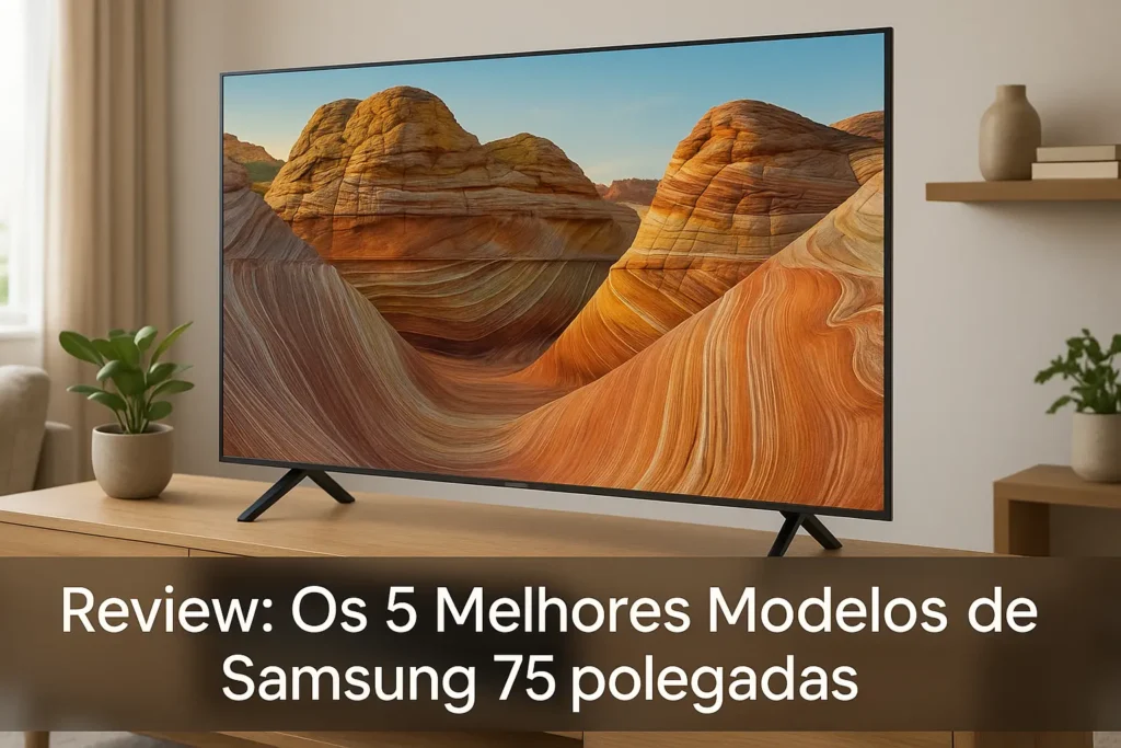 Os 5 Melhores Modelos de Samsung 75 polegadas