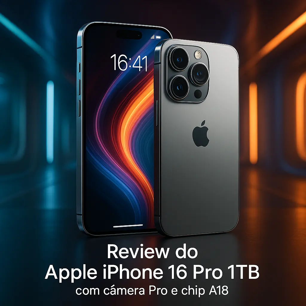 Apple iPhone 16 Pro 1TB com câmera Pro e chip A18