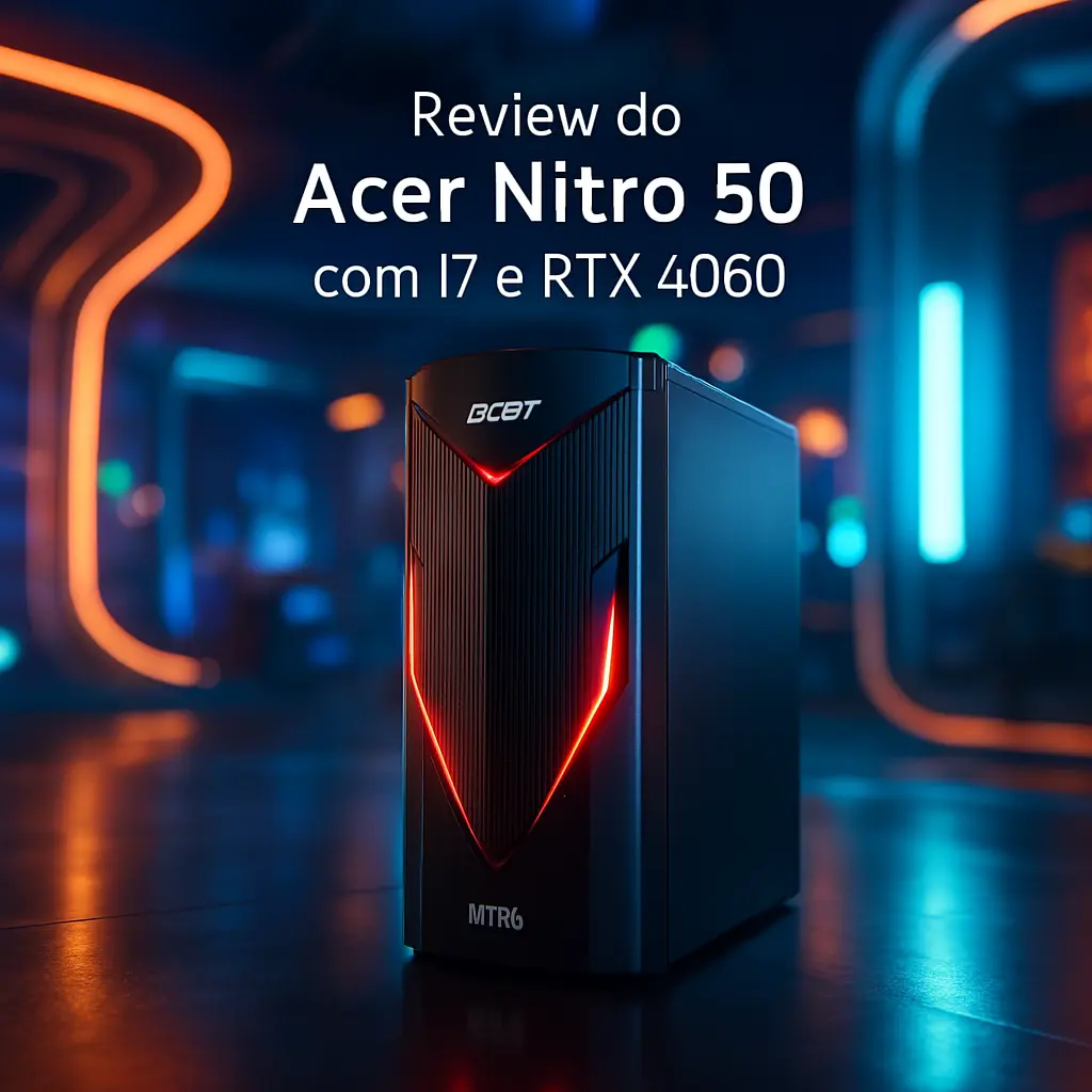 Acer Nitro 50 com i7 e RTX 4060 para jogos potentes
