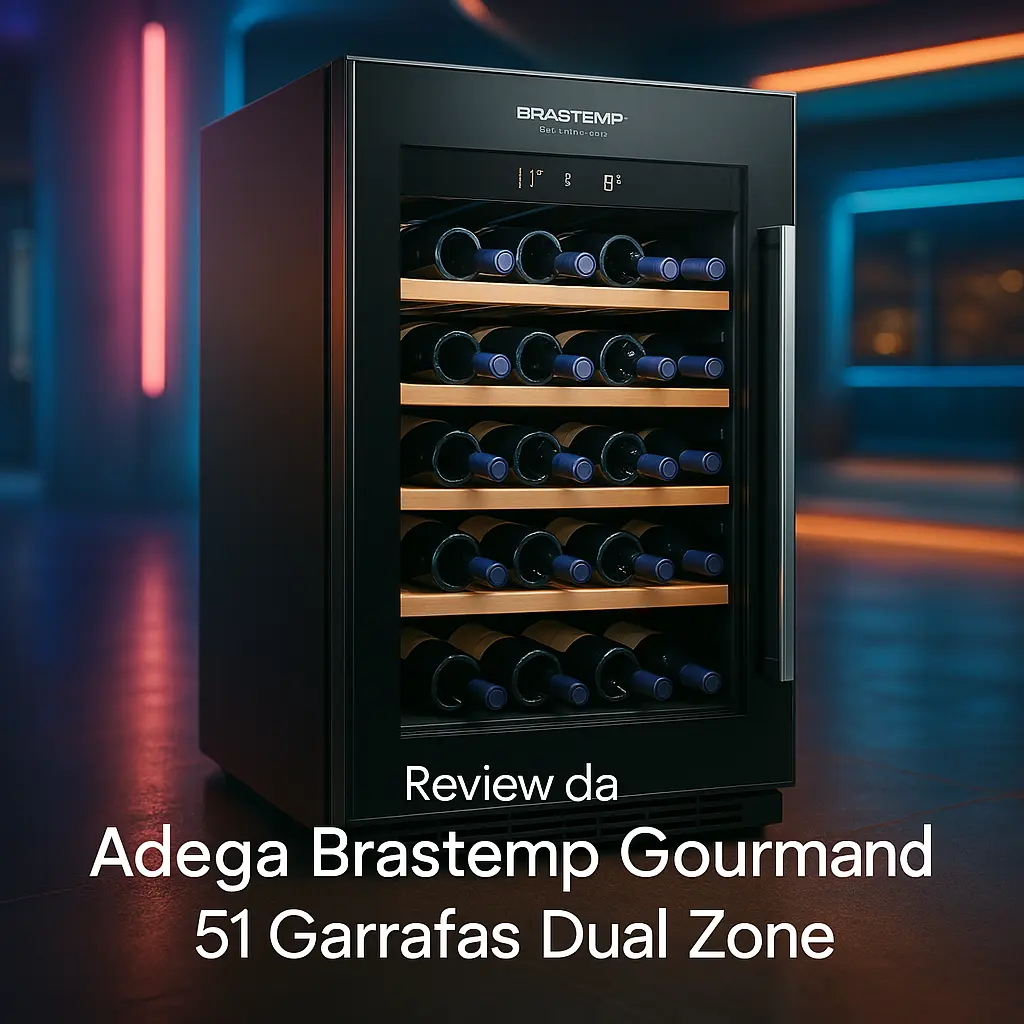 Adega Brastemp Gourmand 51 Garrafas Dual Zone