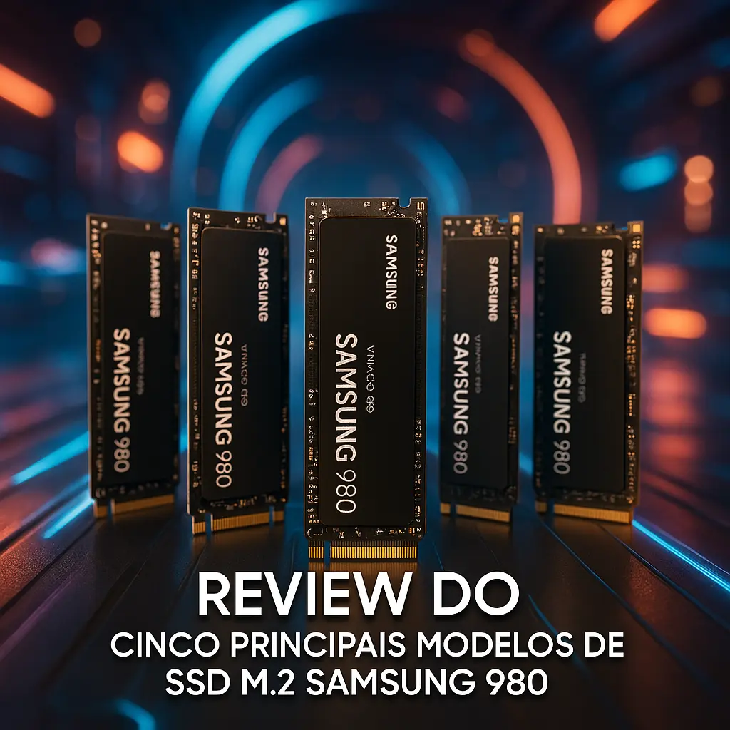Cinco Principais Modelos de SSD m.2 Samsung 980