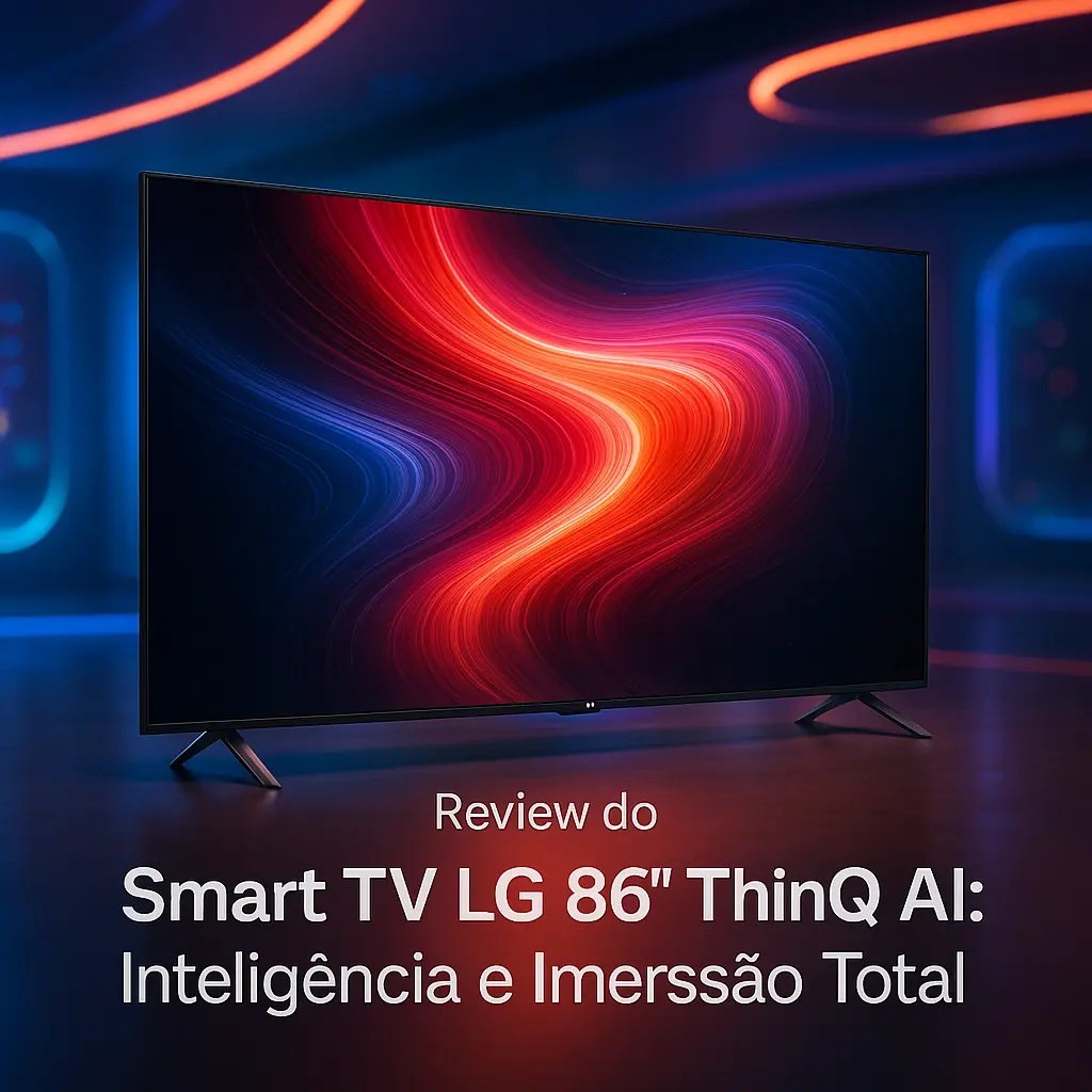 Smart TV LG 86" ThinQ AI: Inteligência e Imersão Total