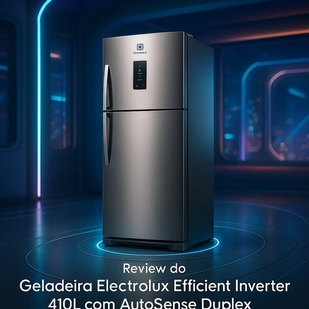 Geladeira Electrolux Efficient Inverter 410L com AutoSense Duplex