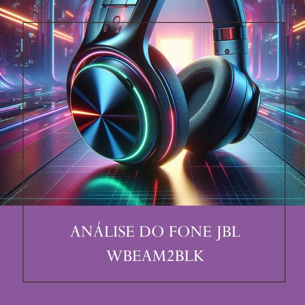 JBL Fone de Ouvido Bluetooth sem fio JBLWBEAM2BLK: Performance e Conforto em Cada Batida