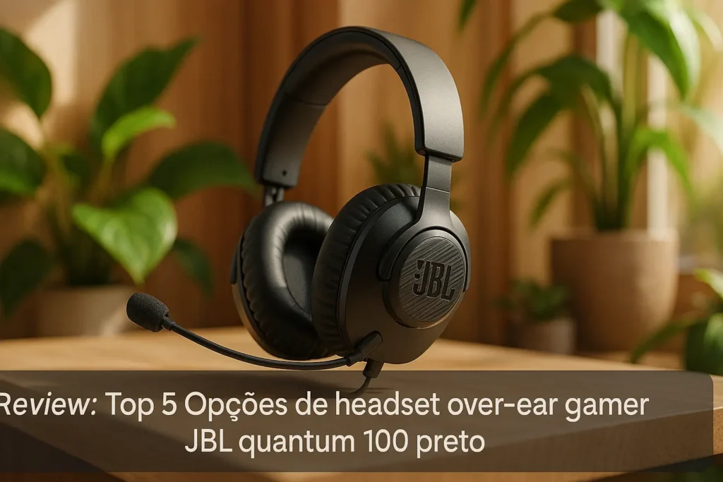 Top 5 Opções de headset over-ear gamer JBL quantum 100 preto