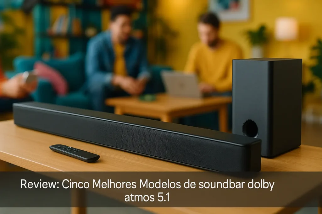 Cinco Melhores Modelos de soundbar dolby atmos 5.1