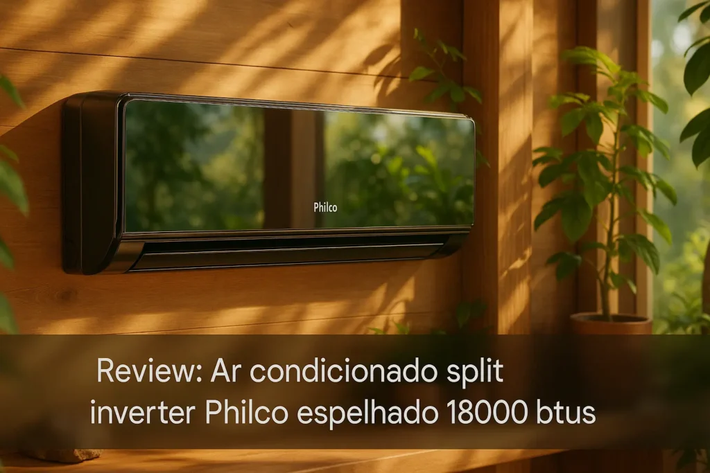 Principais Cinco ar condicionado split inverter Philco espelhado 18000 btus