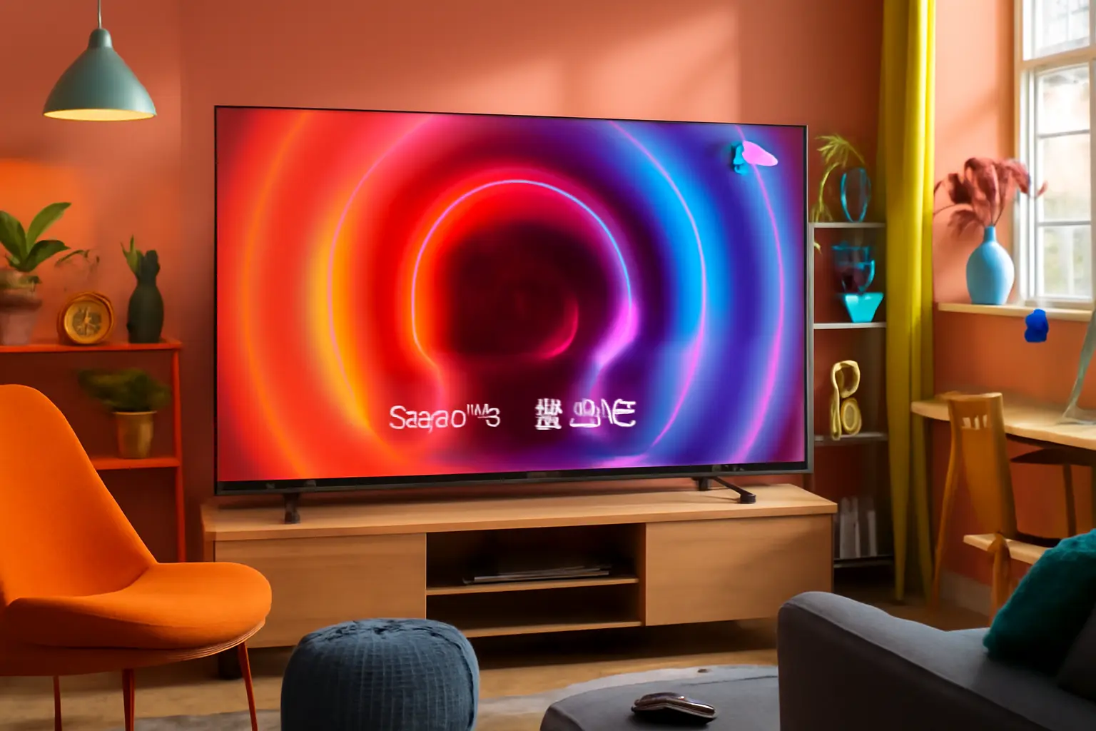 Smart TV Philips 70" 4K: Google TV, Dolby Vision e Comando de Voz