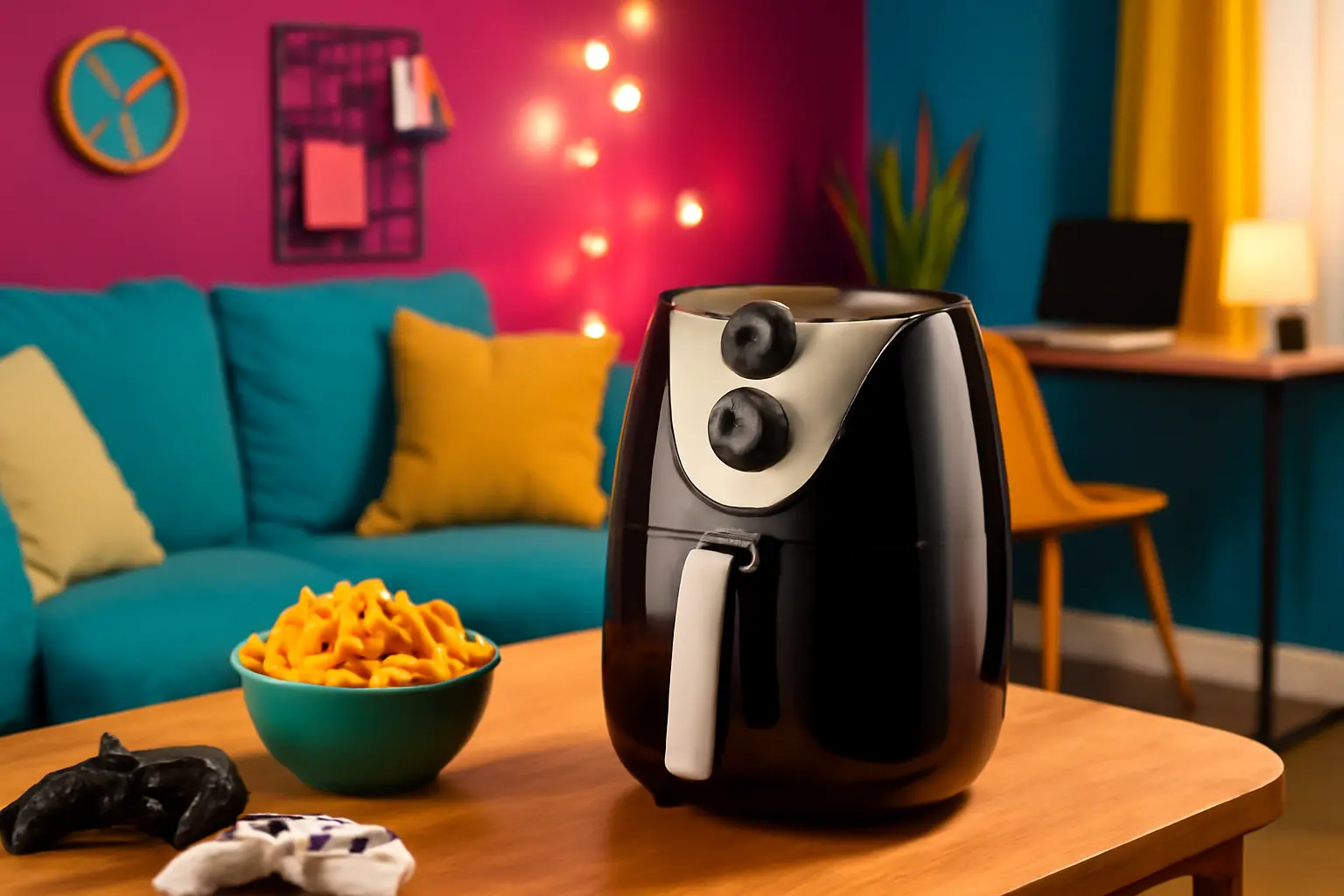 Fritadeira Sem Óleo Air Fryer 3,5L, Mondial, Preto/Inox, 1500W - AF-30-DI
