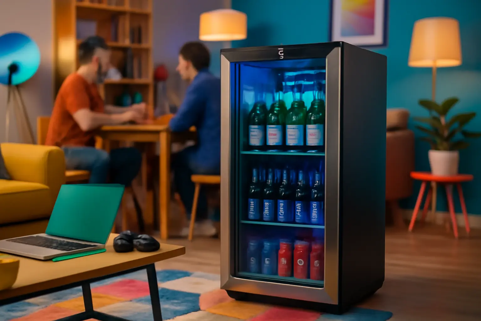 Cervejeira EOS Bierhaus 76 Litros Frost Free com Compressor e Porta de Vidro com Inox ECE80 220v