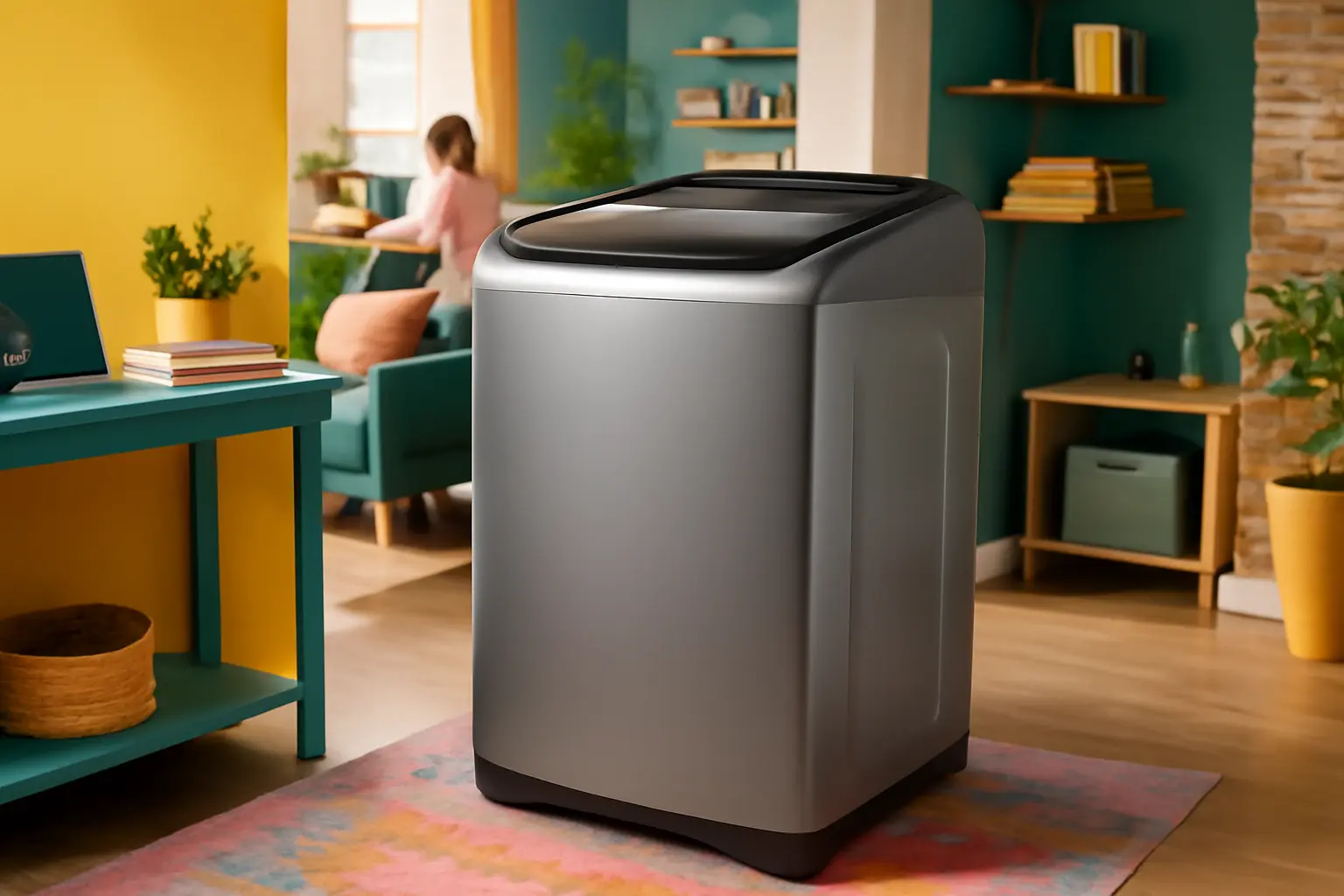 Máquina de Lavar Brastemp 17Kg Cinza Platinum com Design Infinity e Soft Close - BW17LTA 110v: Desempenho e Estilo em Sua Casa