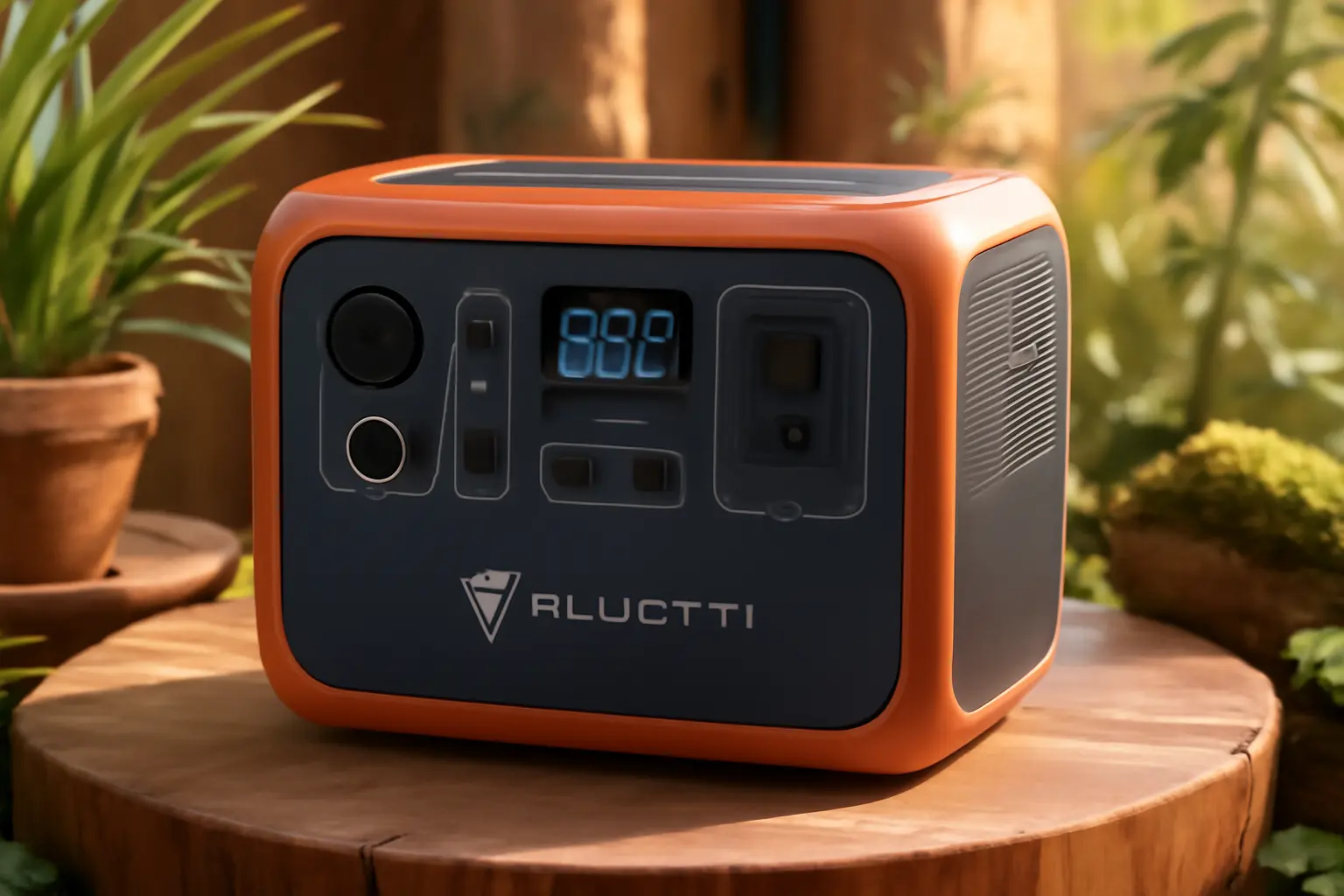 BLUETTI AC50B Gerador de Energia Solar: Potência e Mobilidade para Camping