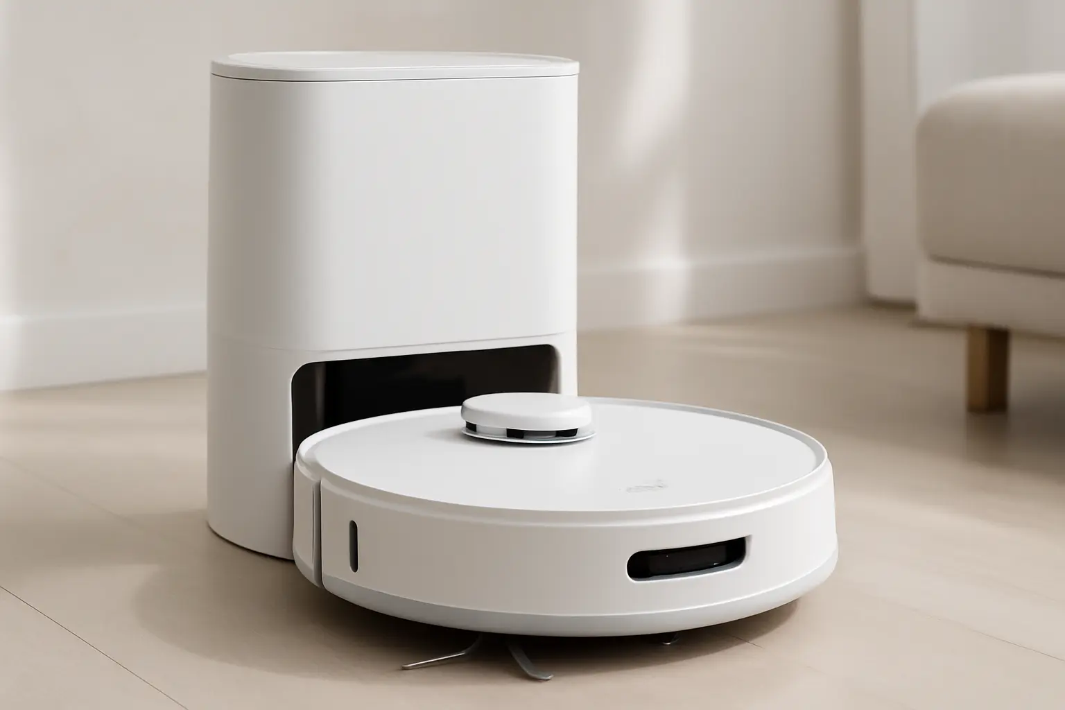 Lilin Robô Aspirador de Pó X6: Navegação LIDAR, Tanque de Água Integrado e Recarga Automática