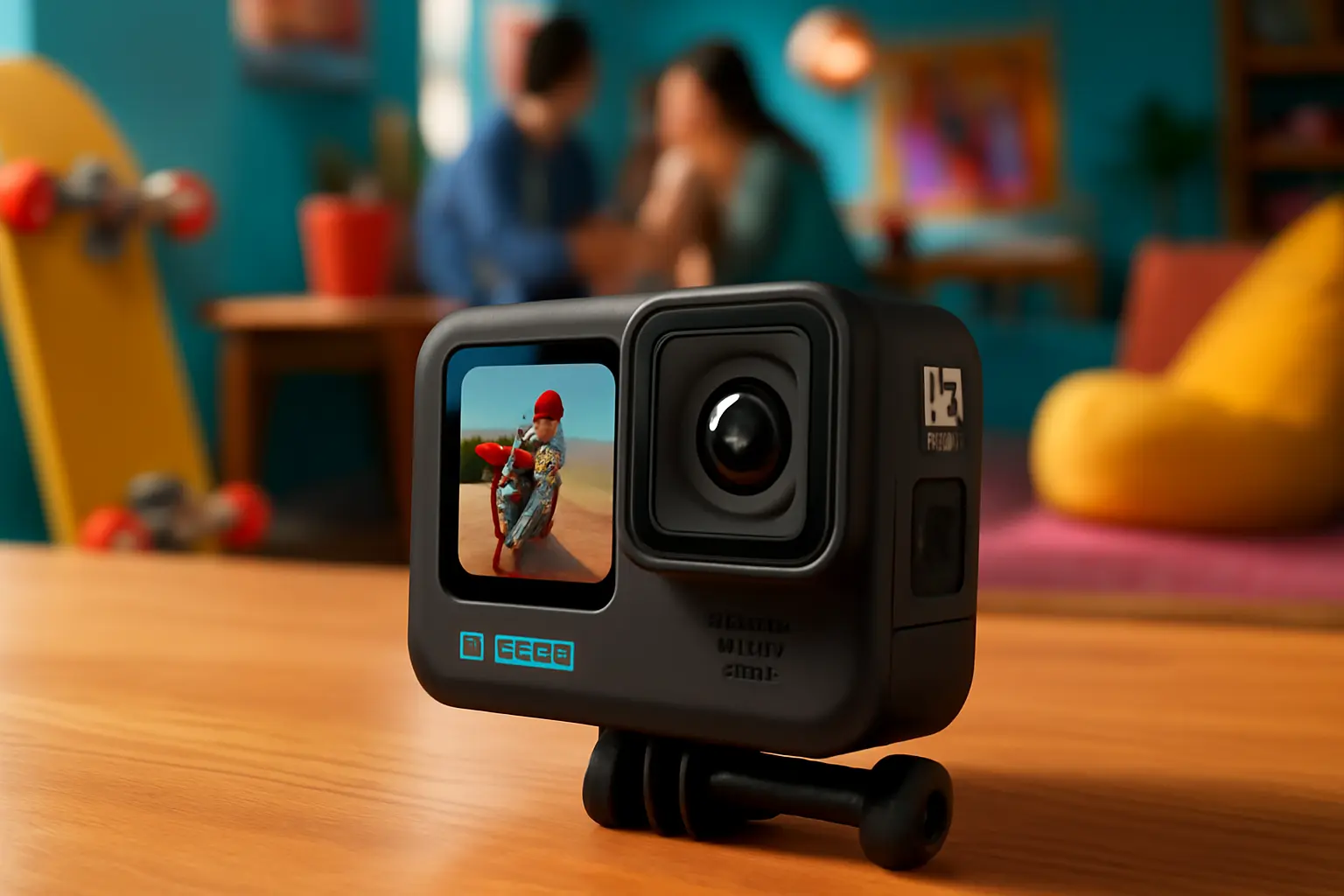 GoPro HERO12 Black: Câmera de Ação à Prova D'Água com Vídeo Ultra HD 5.3K e Estabilização