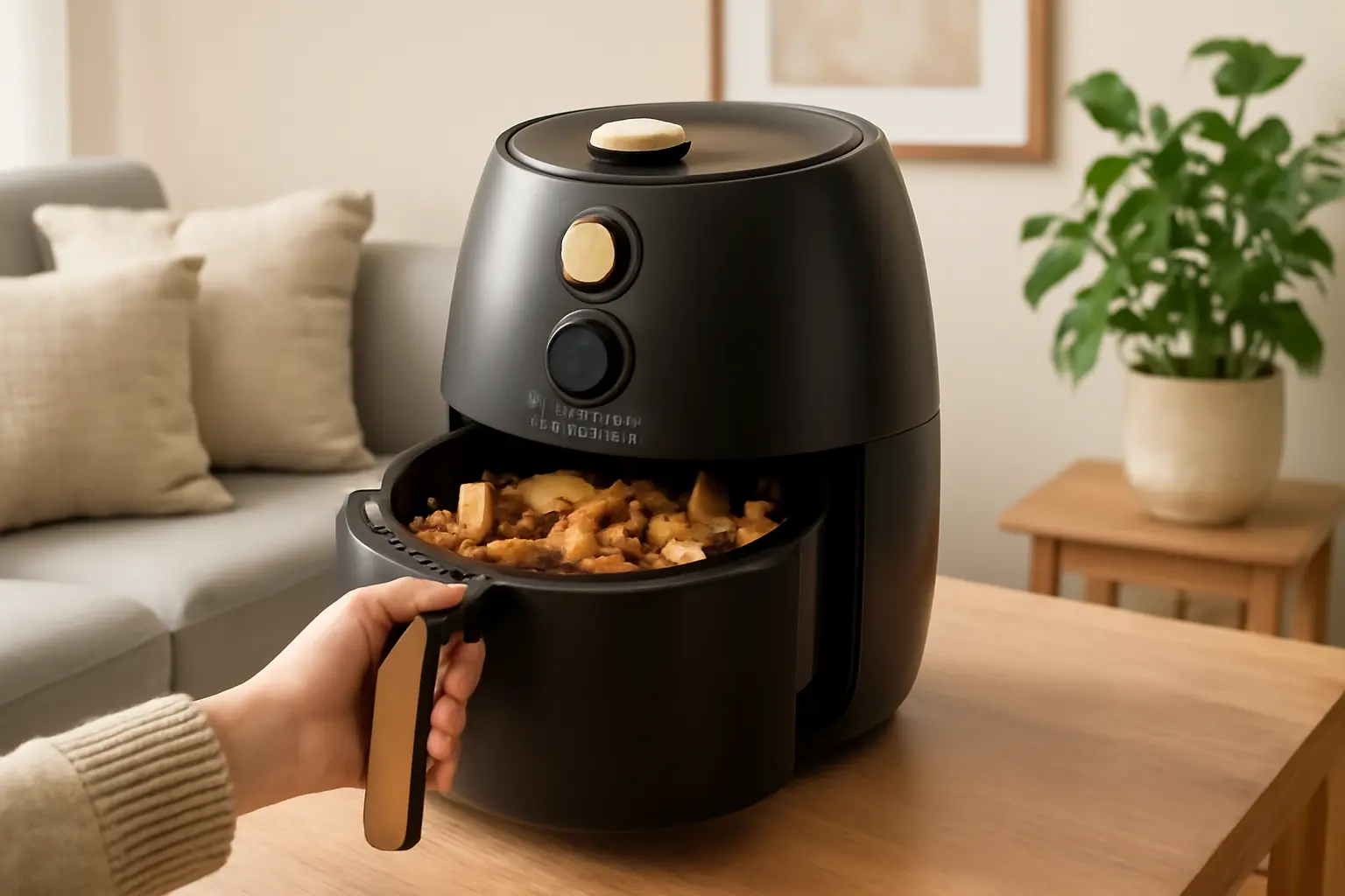 Fritadeira Air Fryer Britânia 5,5L 1500W Gold BFR51: Praticidade e Versatilidade na Cozinha