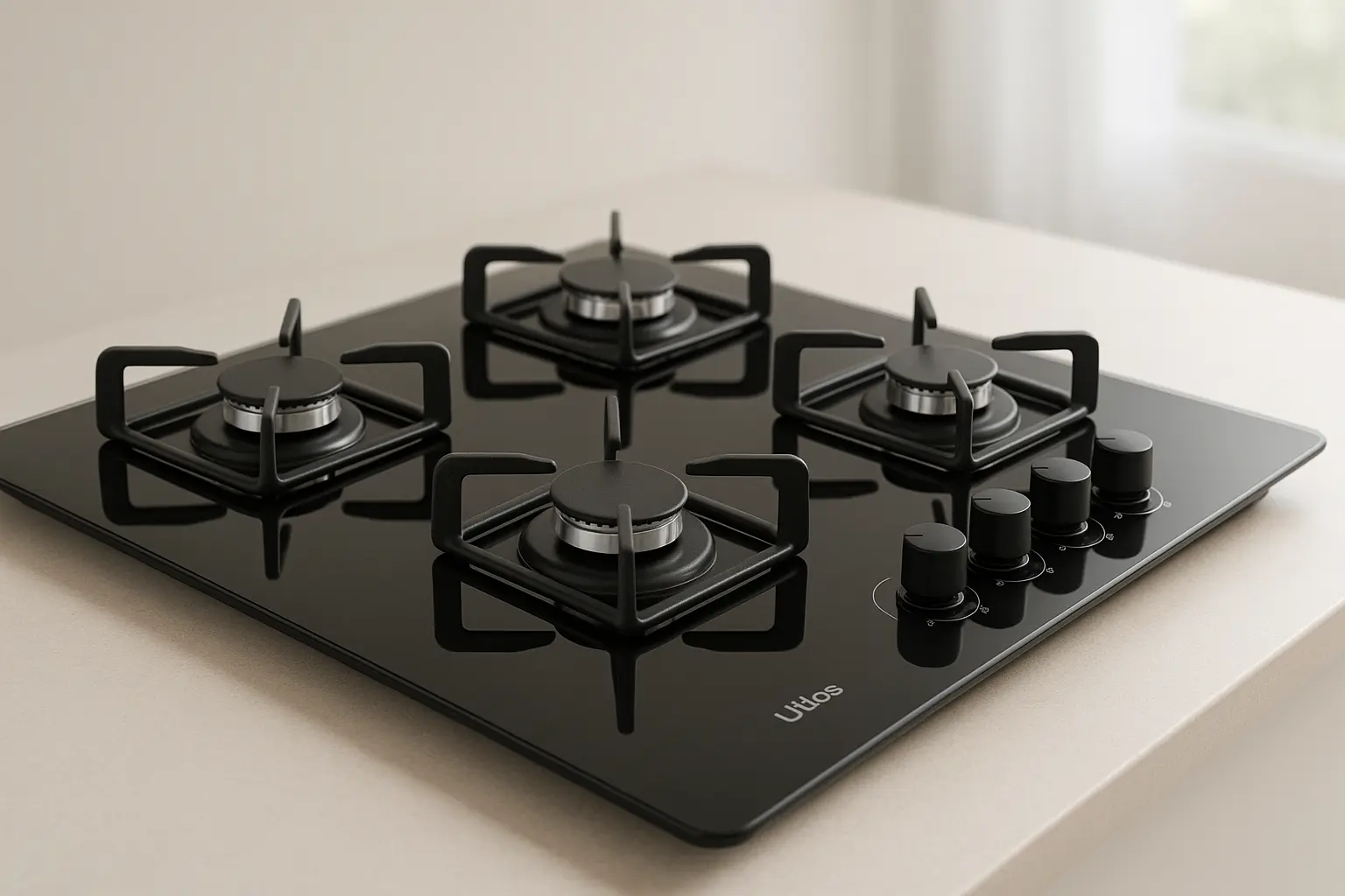 Cooktop Atlas U Top: Mesa de Vidro e Eficiência Compacta