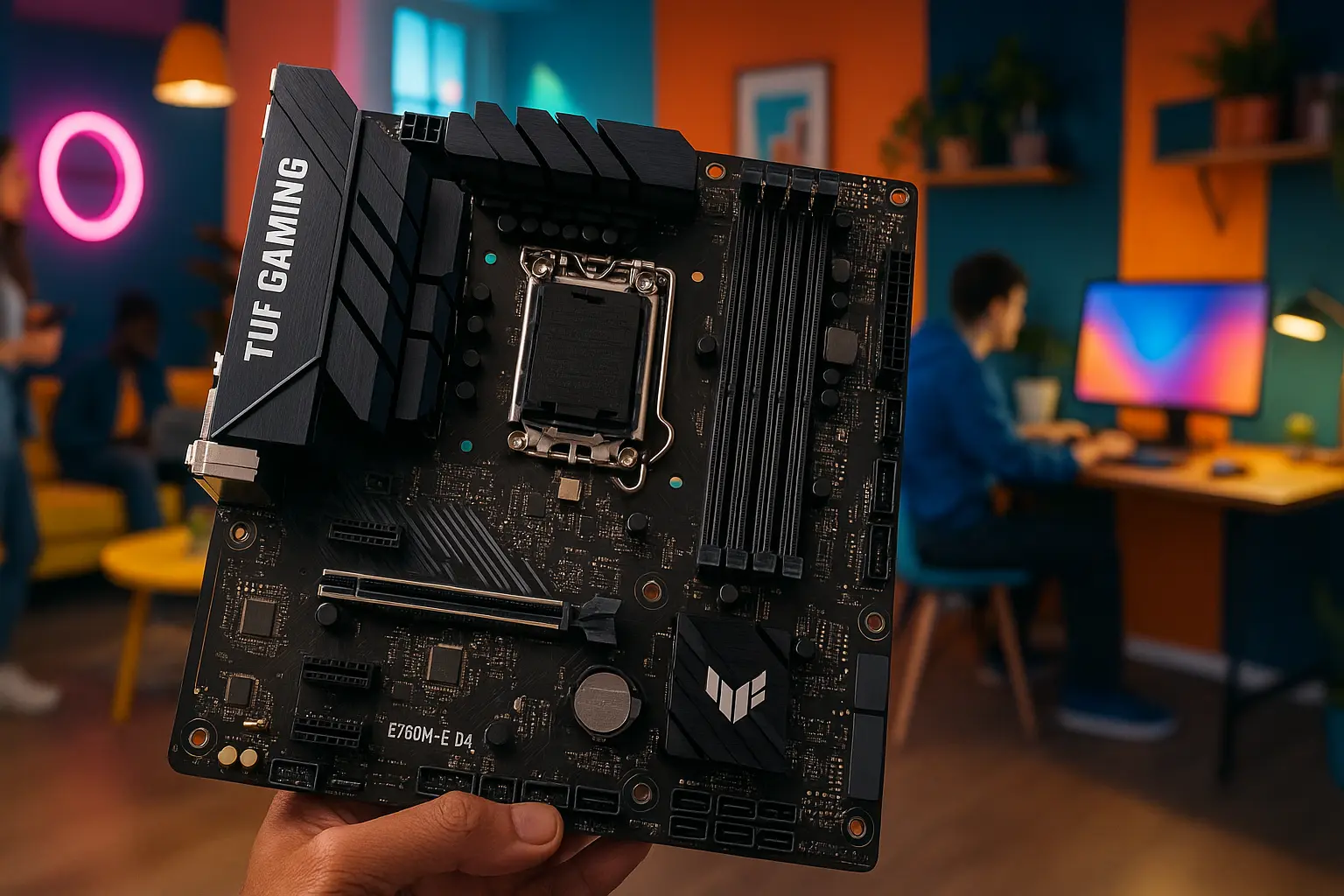 Asus TUF GAMING B760M-E D4: Resistência e Desempenho