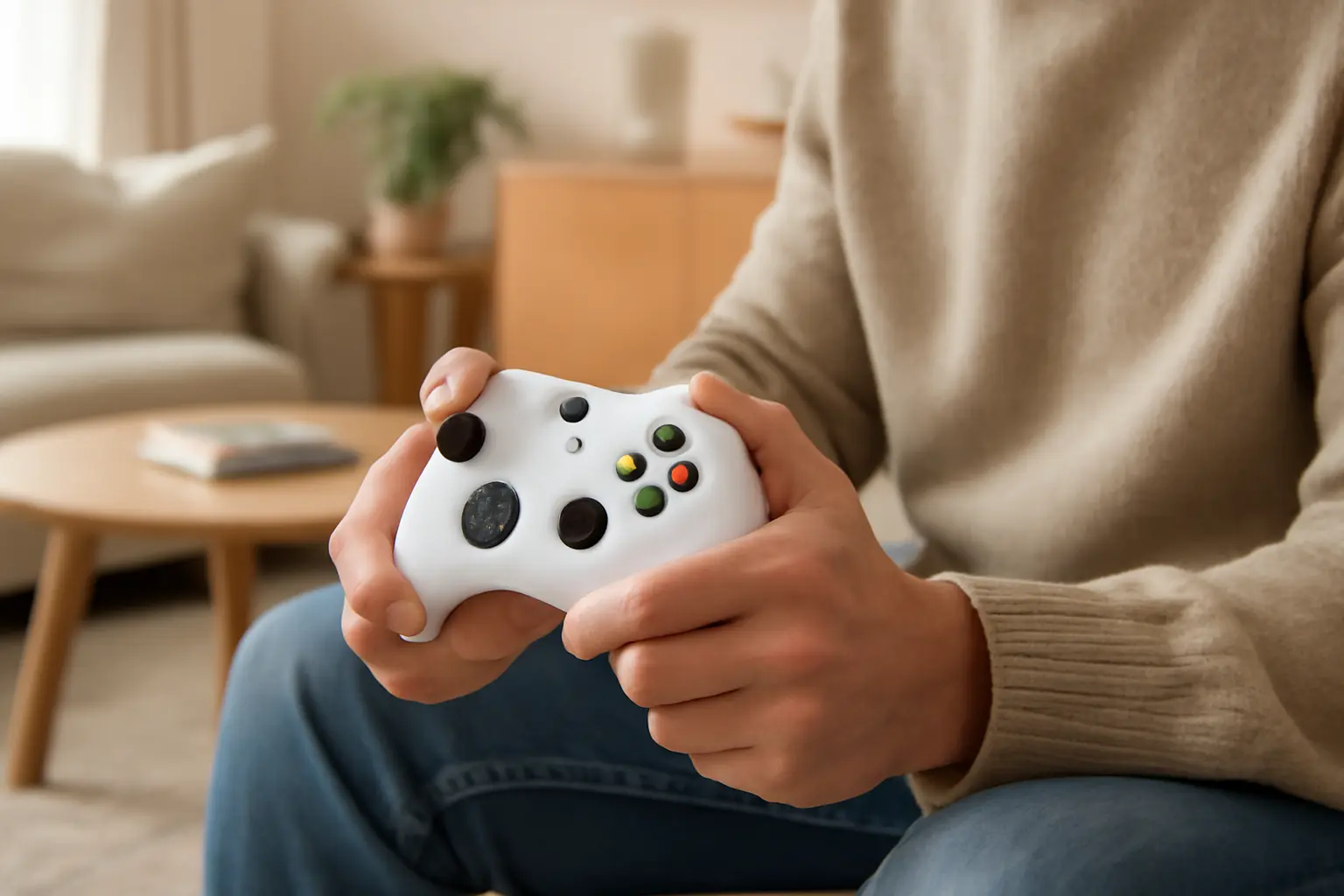 Controle Sem Fio Xbox - Branco: Conforto e Desempenho de Jogo