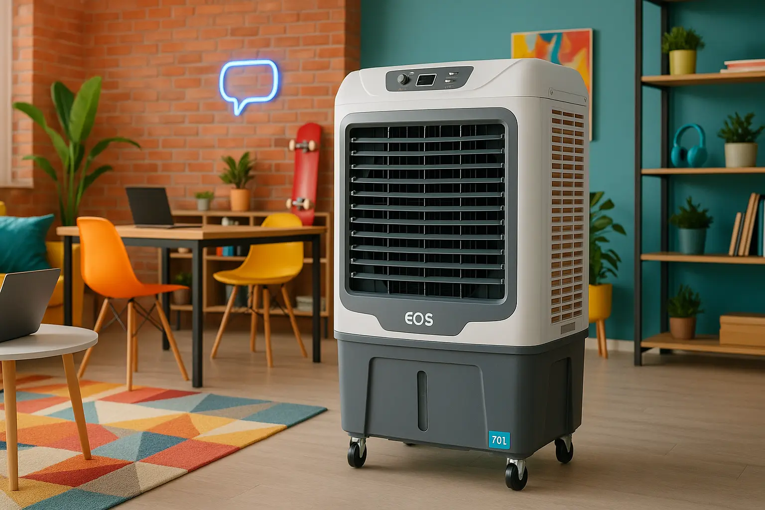 Climatizador Eos 70L ECL700M: Potência e Eficiência para Grandes Ambientes