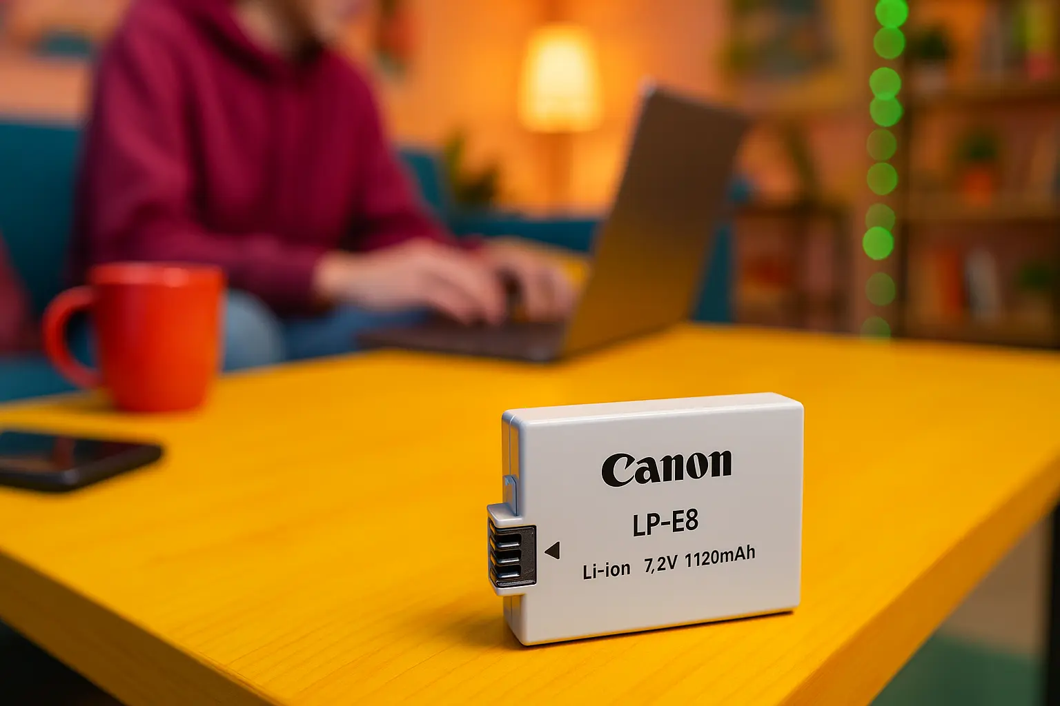 Bateria Canon LP-E8: Compatível, Confiável e Essencial