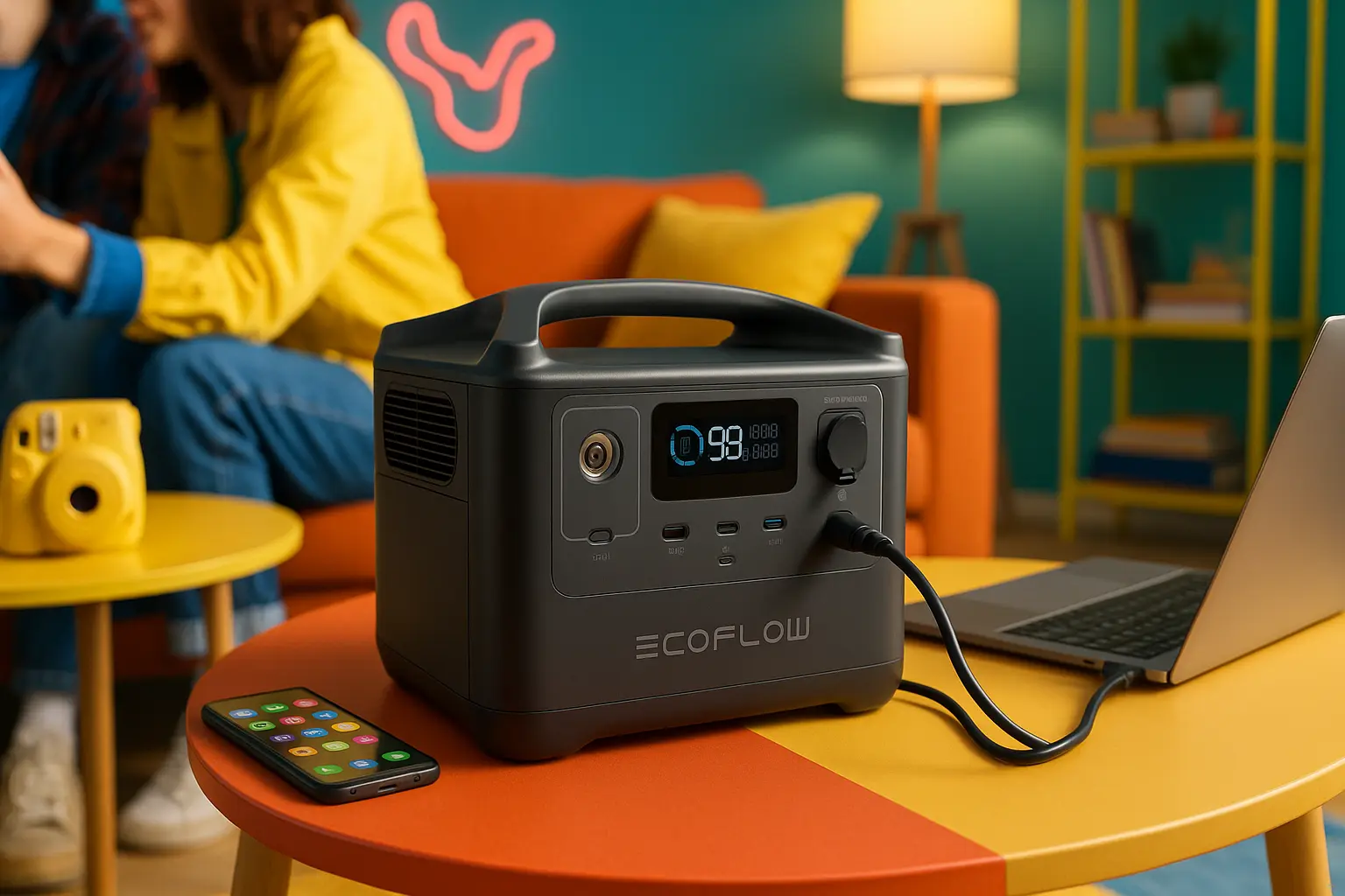 EF ECOFLOW RIVER 2 Max: Energia Rápida e Portátil em Qualquer Lugar