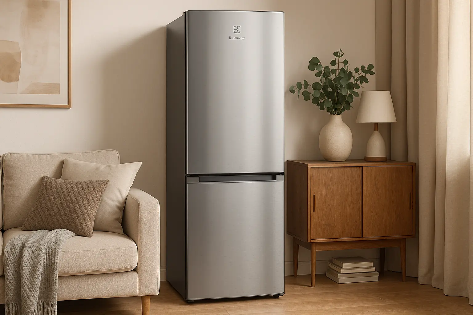Electrolux Bottom Freezer 400L Inox com Autosense