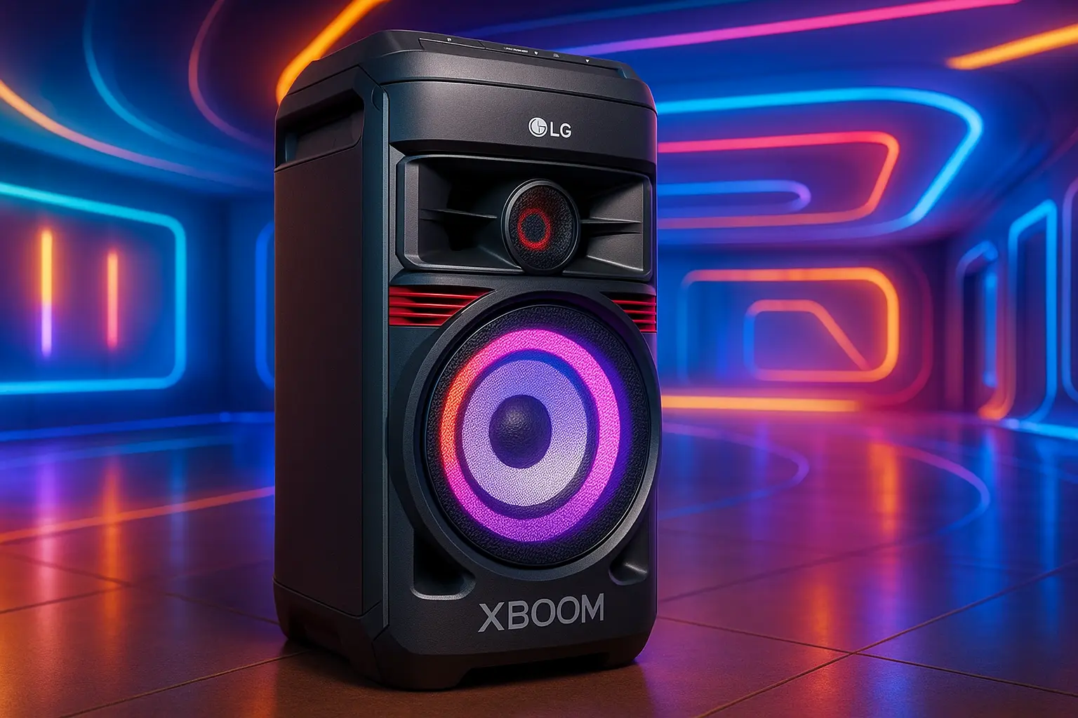 LG Xboom RNC5: Som Potente e Versatilidade em Eventos