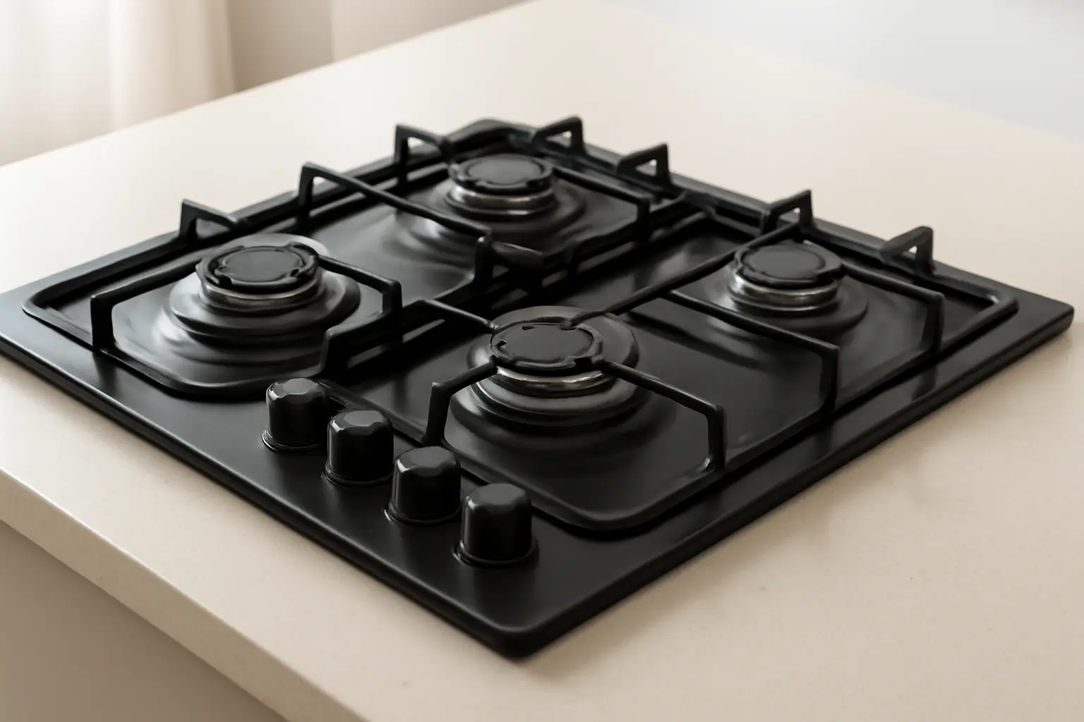 Cooktop Essencial 5 Bocas - Preto: Praticidade e Desempenho na Cozinha
