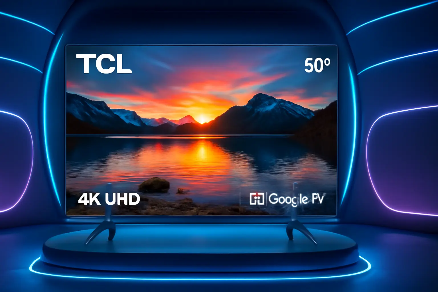TCL LED SMART TV 50” P755 4K UHD GOOGLE TV