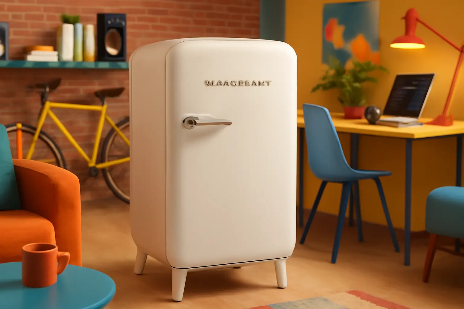 Frigobar Brastemp Retrô 76 Litros Classic White - BRA08HB 110V: Design e Funcionalidade em Um Só Produto