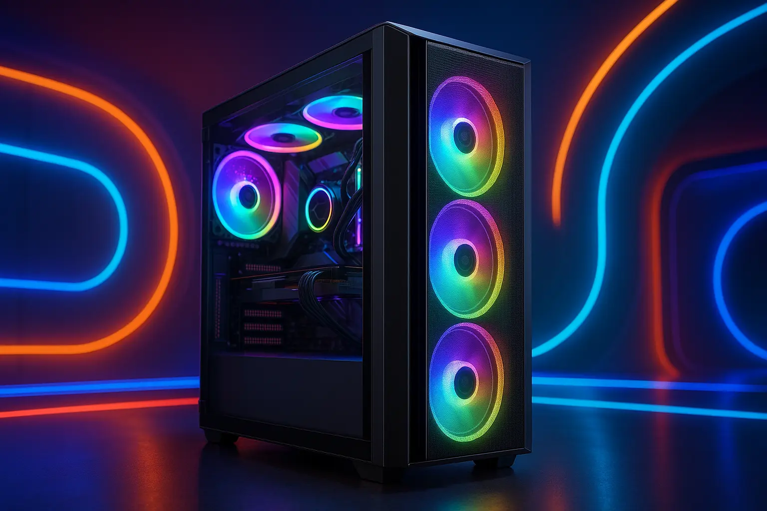 Gabinete Gamer Aigo Darkflash DS900 | Mid-Tower com Lateral de Vidro