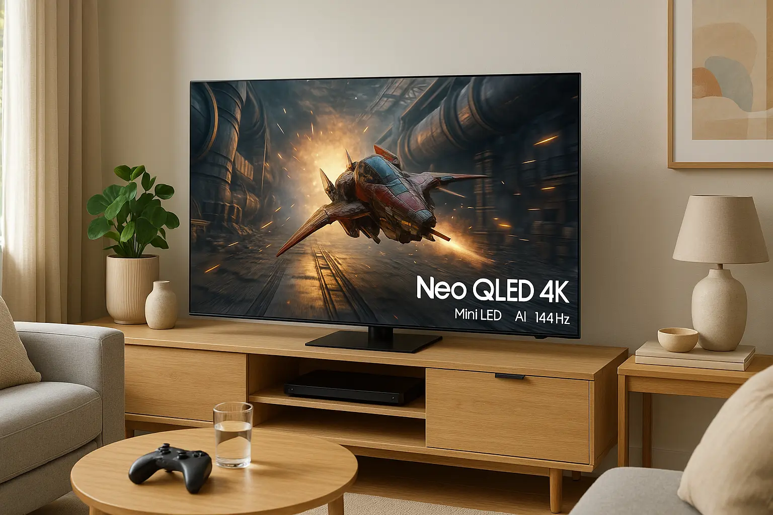 Samsung Smart Gaming TV 43" Neo QLED 4K: Mini LED, AI e 144Hz