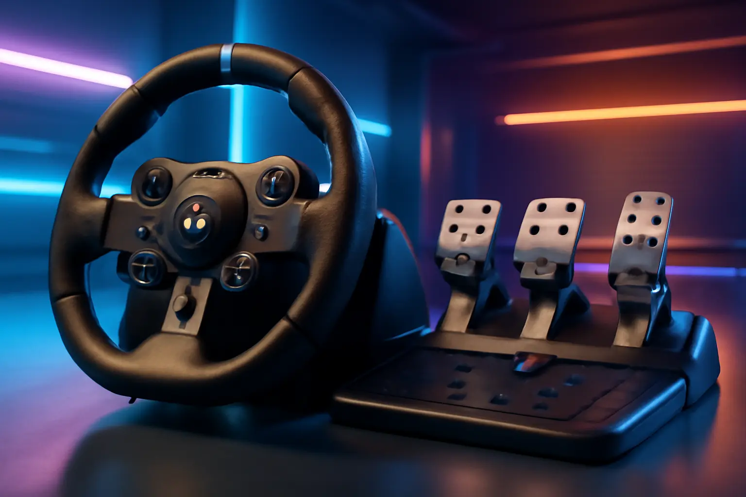 Volante Logitech G923: Force Feedback TRUEFORCE e Pedais Responsivos