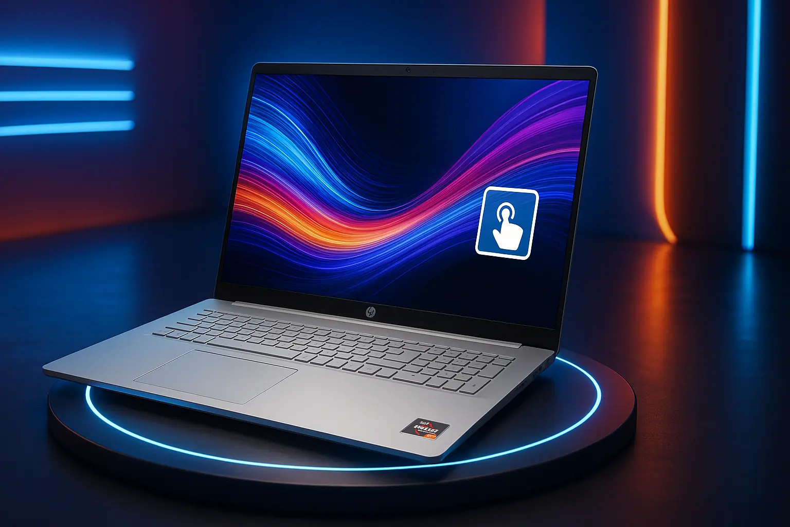 HP Laptops 17” Touchscreen com Ryzen 5 e 32GB RAM