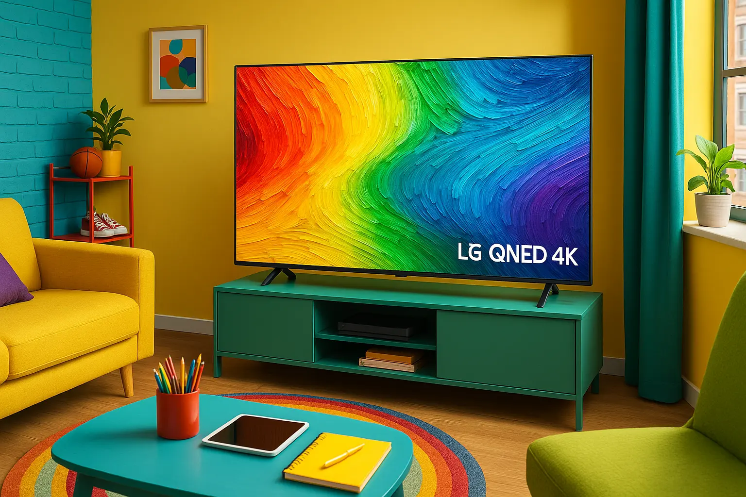 TV LG 55" QNED 4K: Imagem Brilhante e Tecnologia WebOS