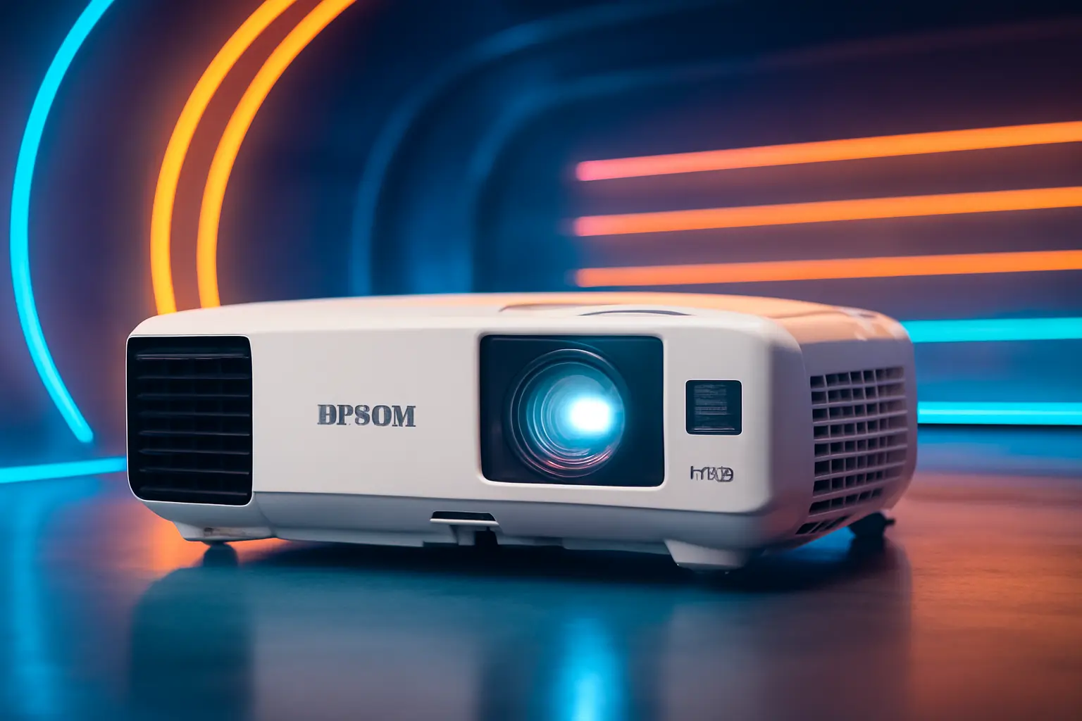 Projetor Powerlite W49: 3800 Lúmens, WXGA, HDMI, Bivolt, EPSON