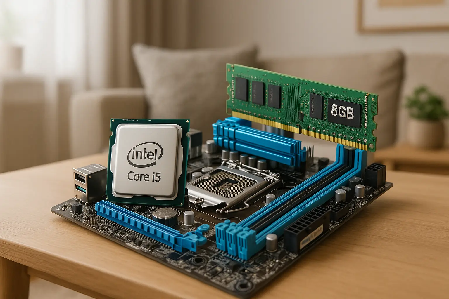 Kit Upgrade Intel Core i5 com Placa Mãe LGA 1155 e 8GB RAM
