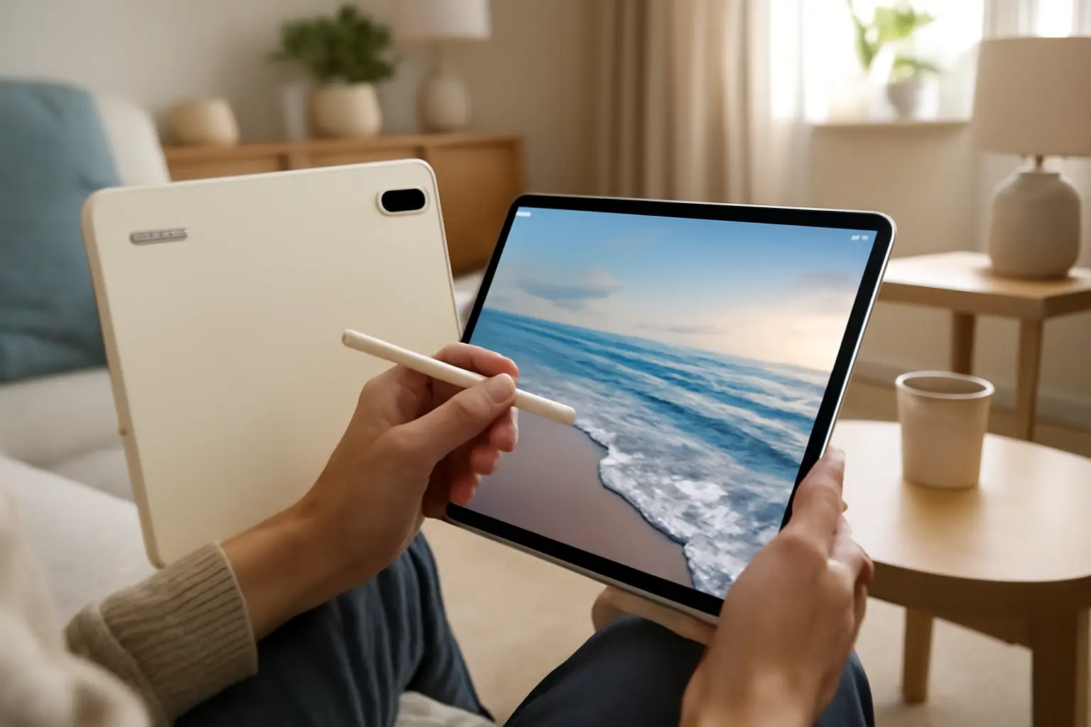 Samsung Galaxy Tab S9 Marfim: Desempenho de Última Geração e Design Elegante