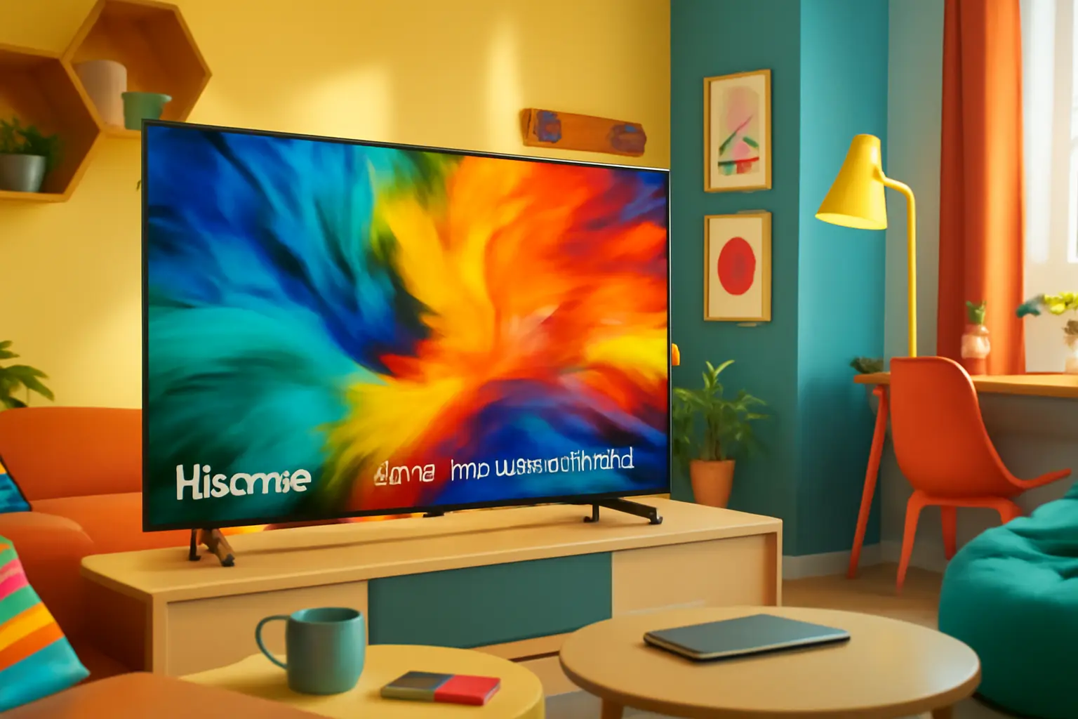 Hisense Smart TV UHD 4K QLED 55" 55Q6N: Qualidade de Imagem e Som Imersivos