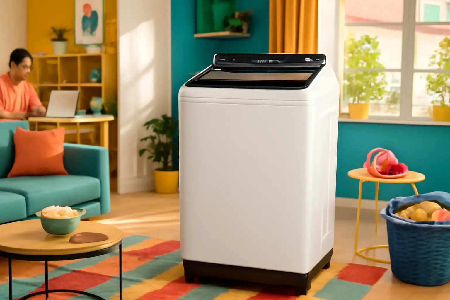 Máquina de Lavar Panasonic 16kg Branco NA-F160B6WA: Eficiência e Economia para Sua Casa