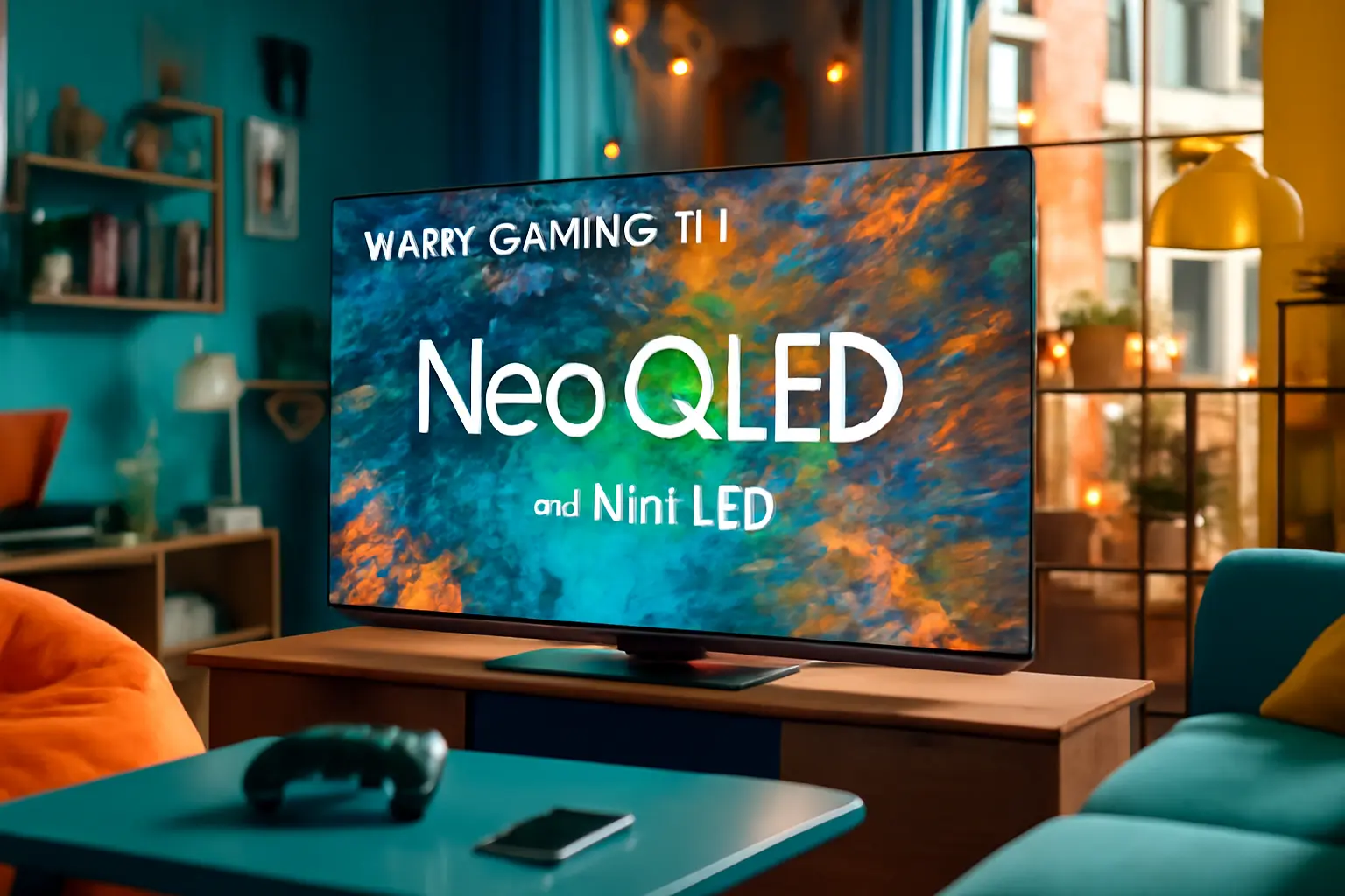Samsung Smart Gaming TV 50" Neo QLED 4K Mini Led 50QN90D - Processador com AI, Upscaling 4K, Mini LED, Painel até 144hz