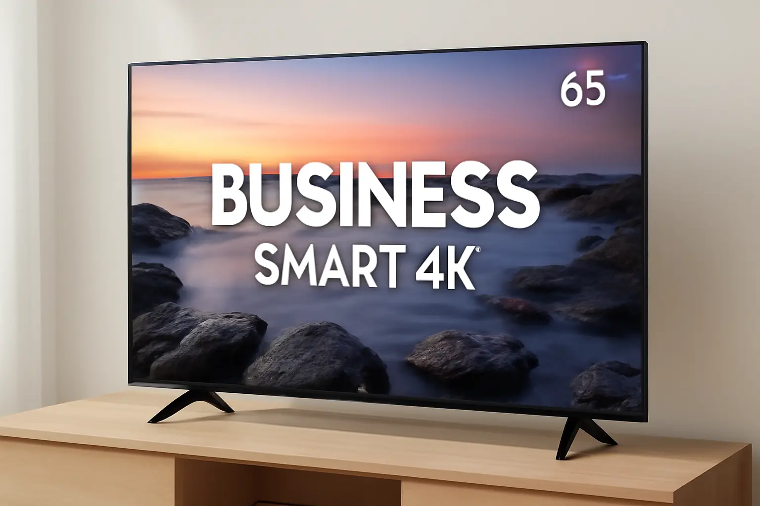TV Samsung Business Smart 4K 65" LH65BECHVGGXZD - Qualidade e Desempenho Impecáveis