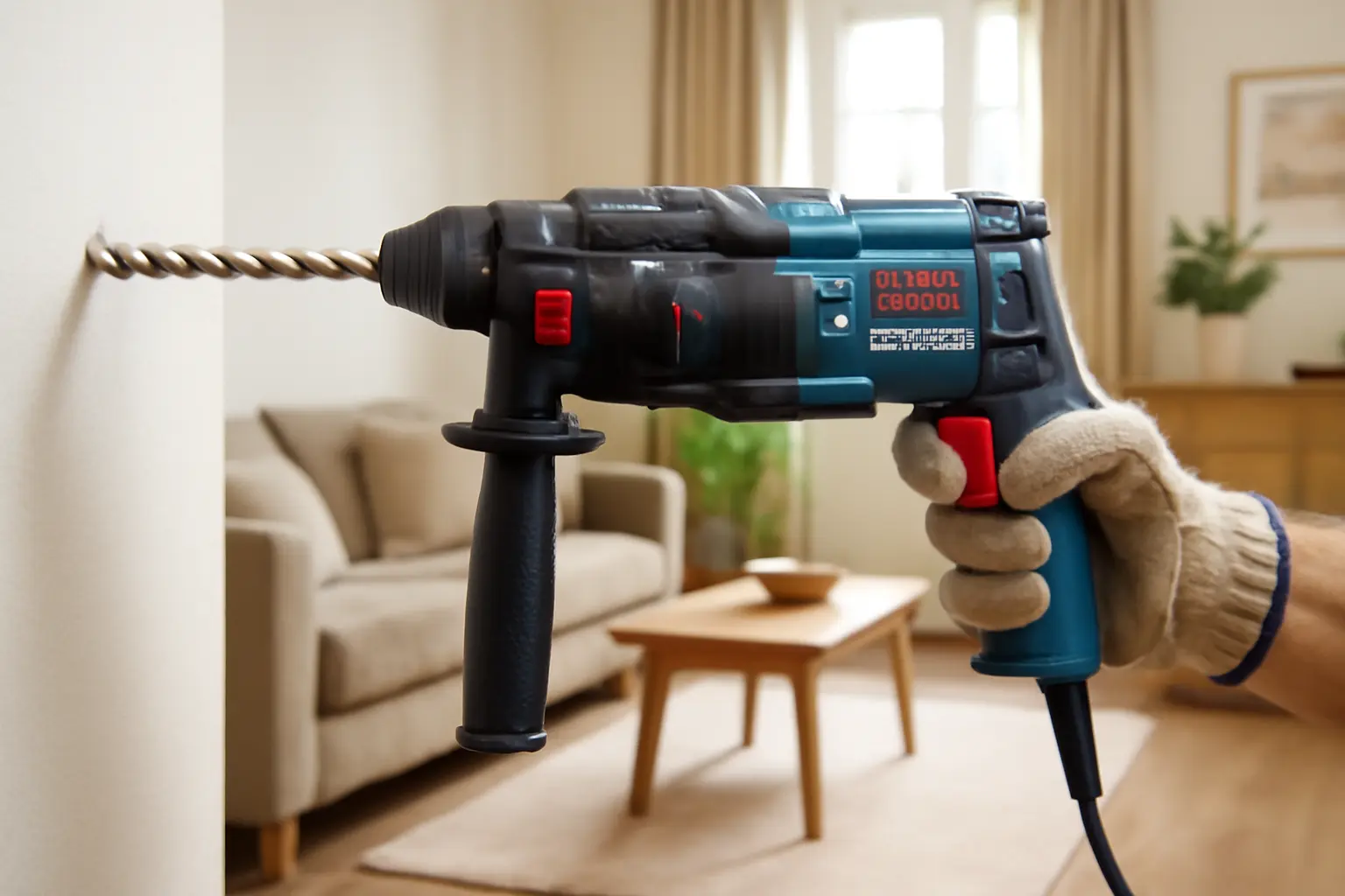 Bosch Martelete Perfurador GBH 2-24 D 820W 220V: Potência e Durabilidade para Obras Pesadas