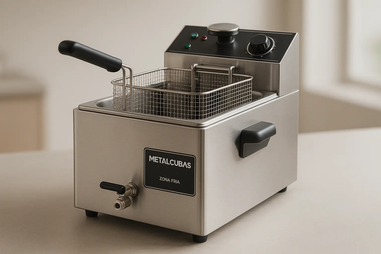 Fritadeira Elétrica Metalcubas Zona Fria 8000W
