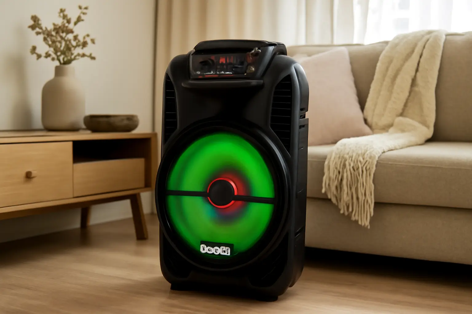 Amvox Caixa de Som Amplificada ACA 1000 New X SFM - 1000W RMS, Bluetooth e Equalizador