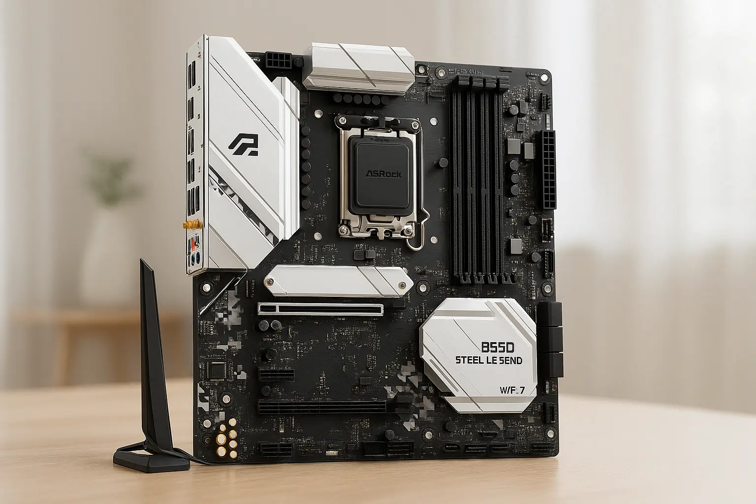 ASRock B850 Steel Legend WiFi 7: Potência e Conectividade Extremas